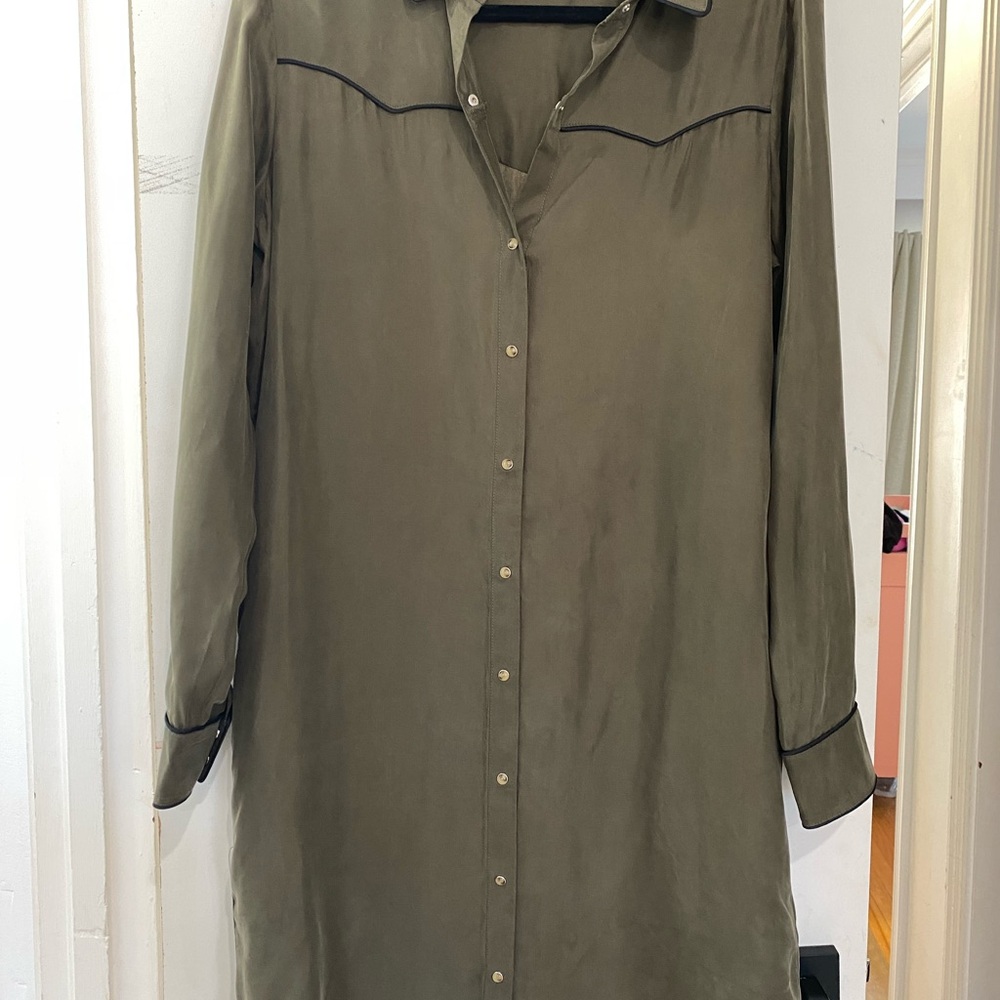 Scotch & Soda Olive Green Dress